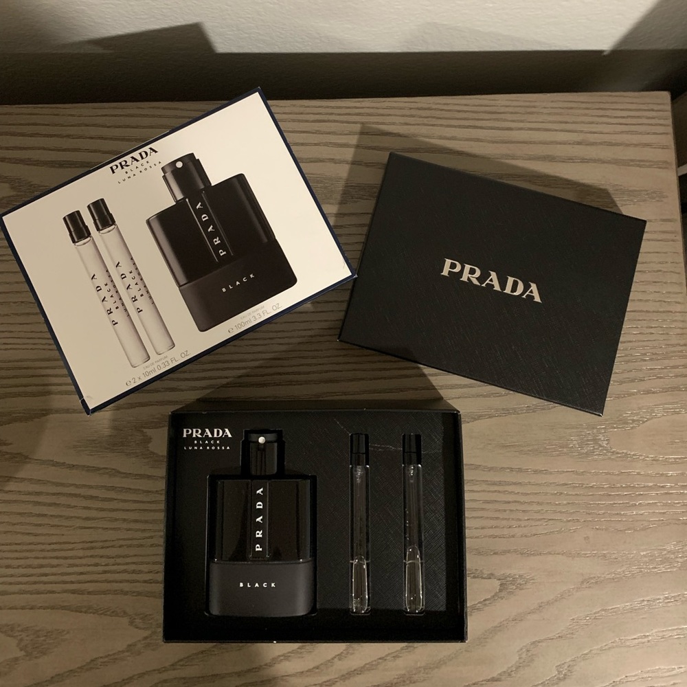 Prada Black Luna Rosa Cologne Set